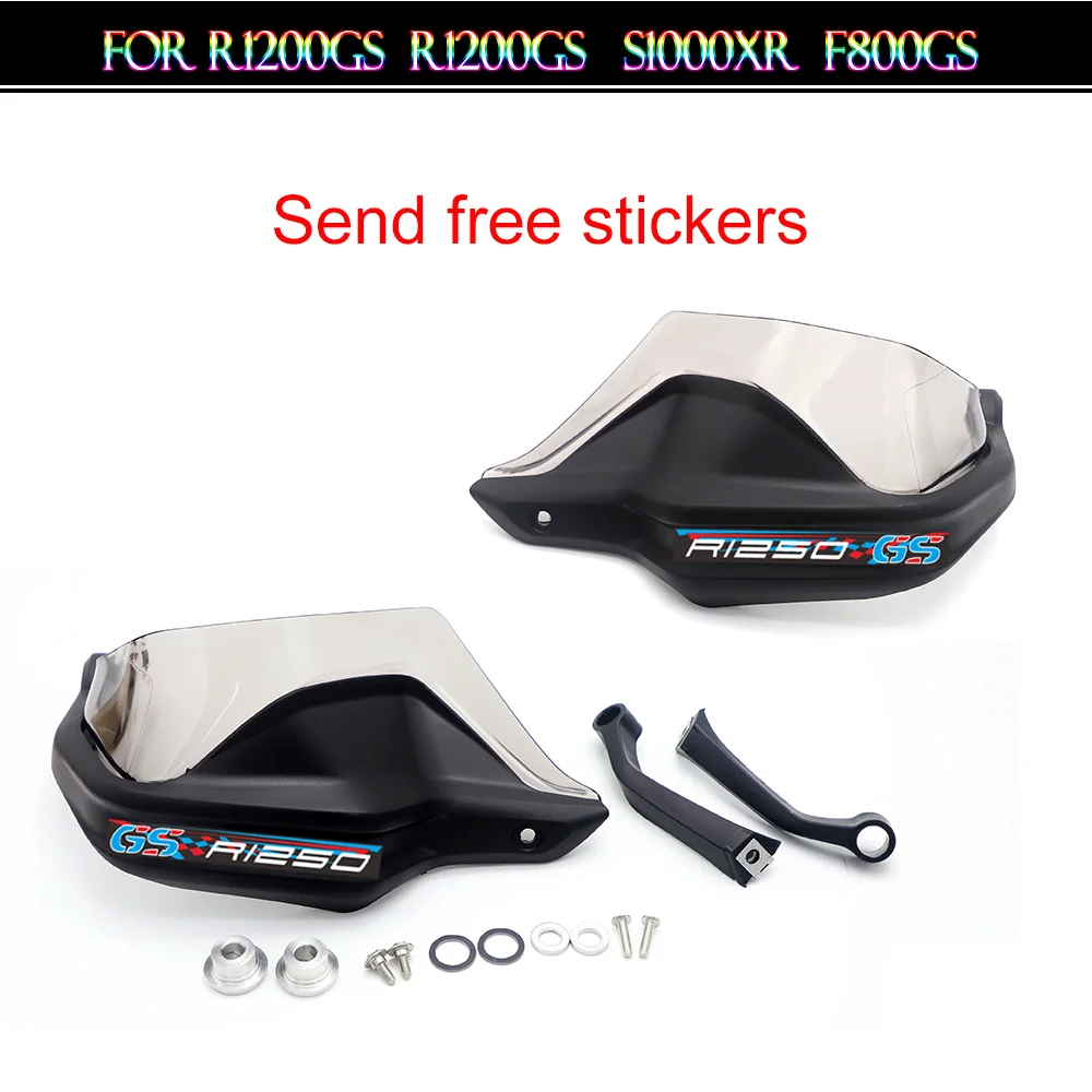 Motorcycle For BMW R1250GS R1250 GS ADV Adventure Handle Grip Hand Shield Guard Protector Windshield Handguard Decal stickers