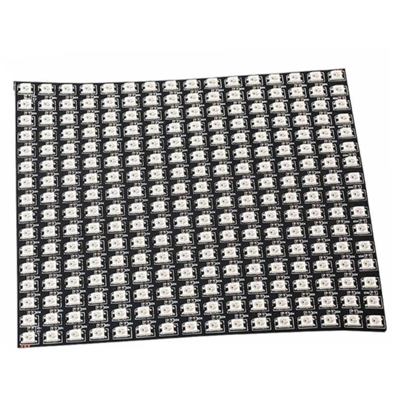 WS2812b Led Panel module 8x8/8x32/16x16 Pixels Individually addressable Full Color Screen LED Heatsink Digital DIY Display Boa