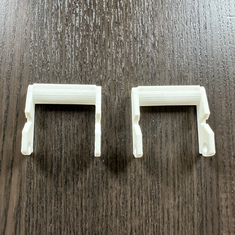 2Pcs White Plastic Receiver Door Latch Catch Replacement Bracket for Dometic Series 9 RV Refrigerator Door Holder Repair Parts