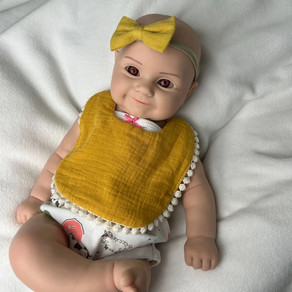 

Мягкие силиконовые куклы реборн всего тела Maddie для маленьких девочек 50 см, скульптурные детали ручной работы, реалистичные утяжеленные куклы для коллекционеров, художника