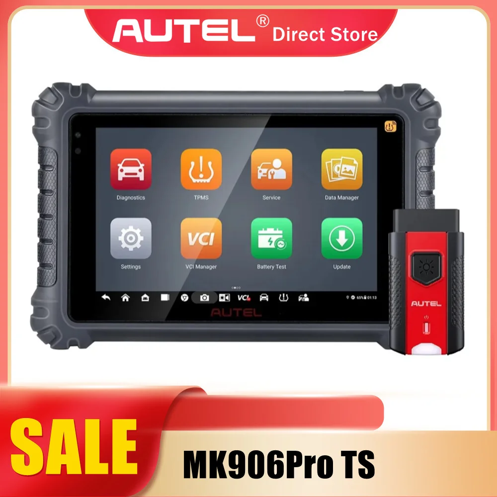 

Autel MaxiCOM MK906Pro TS Automotive Diagnose Scanner with Tire Relearn Function Support FCA AutoAuth and VAG Guided Functions