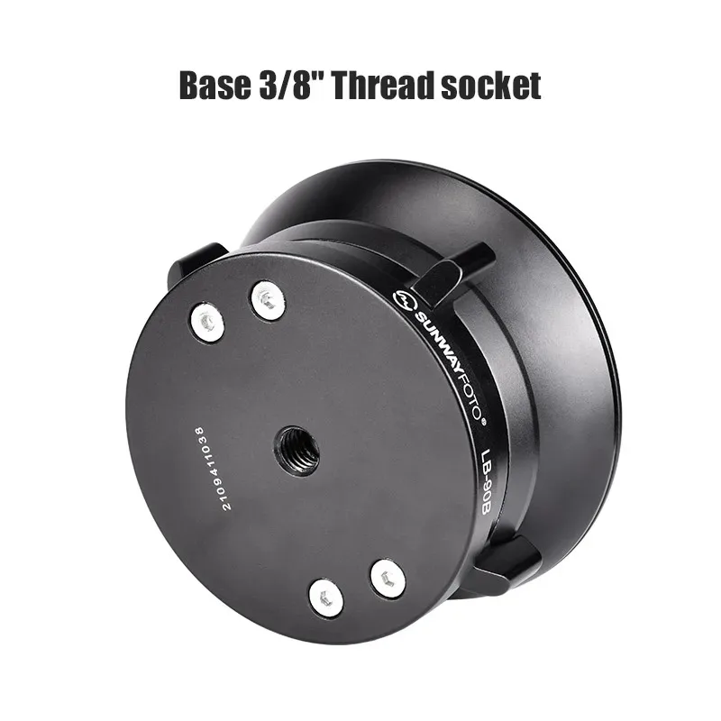 SUNWAYFOTO Leveling Base Tripod Head 55 lbs(25kg) Load Capacity LB-90B