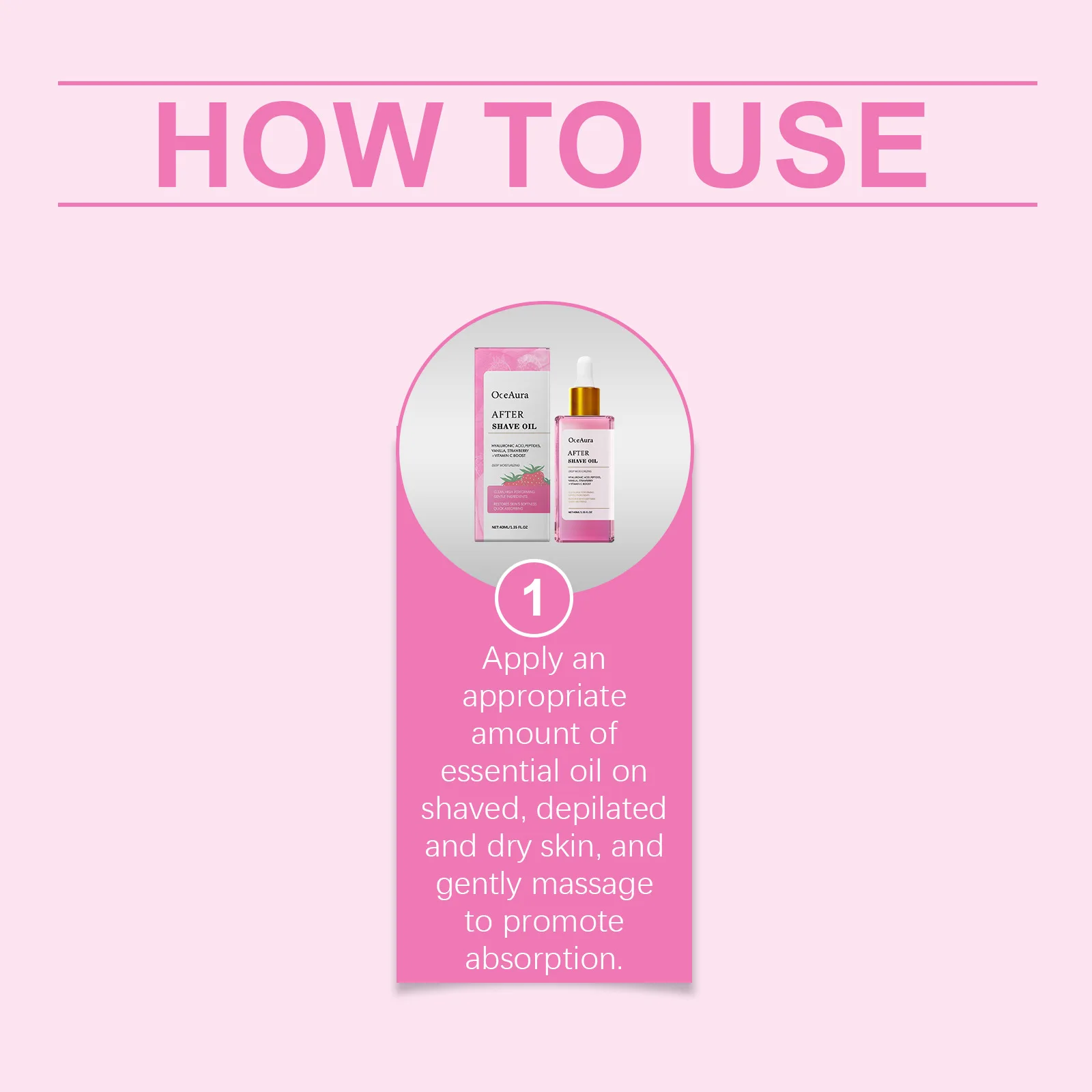 Óleo pós-barba de morango e baunilha, óleo firmador, calmante, hidratante, suavizante, nutritivo, suavizante, cuidados com a remoção do cabelo, óleo essencial