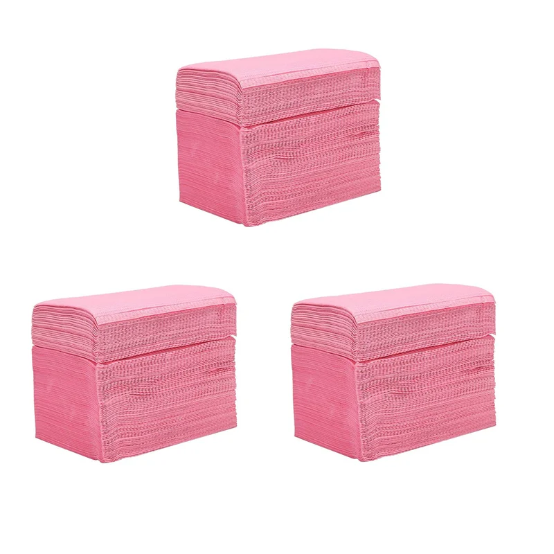 

AA20-Pink 375Pcs Absorbent Tattoo Tablecloth Disposable Tattoo Cloth Towel Cleaning Pad Waterproof Paper Tablecloth Pad