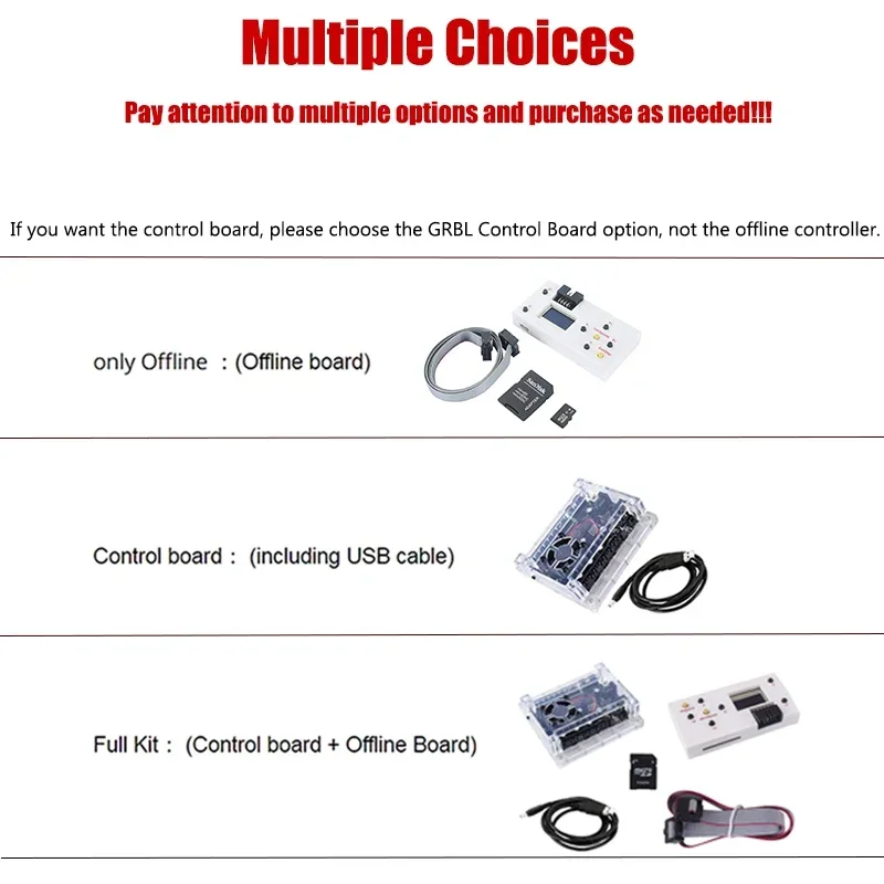 CNC 3018 Pro Laser Engraver Woodworking  3 Axis CNC Engraving Machine Control Board grbl 1.1f USB Port