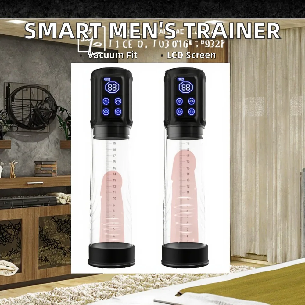 مضخة القضيب الكهربائية ديك المكبر للرجال الانتصاب الهواء المياه موسع 4 التدريب 3 شفط البناء دائم الجنس لعب الكبار #2