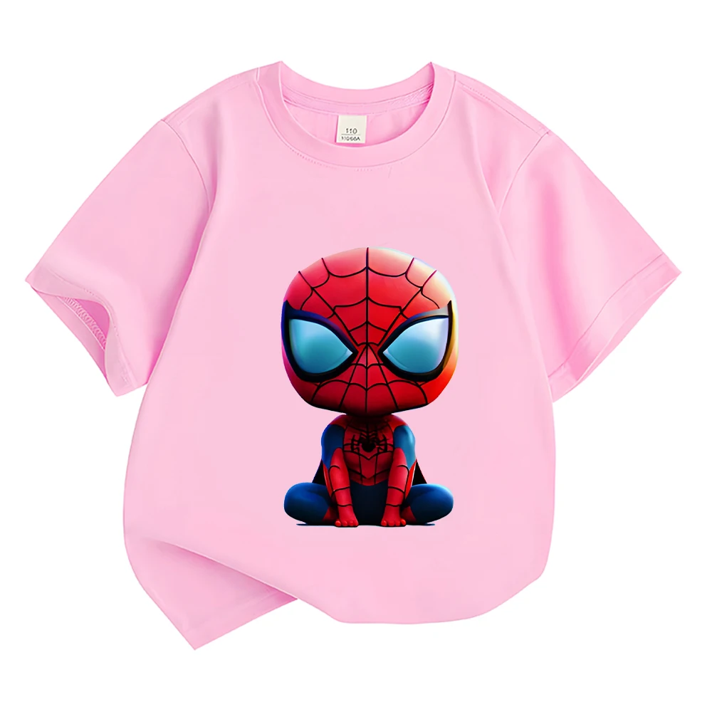 Camiseta infantil com estampa, gola redonda, algodão, fofo, meninas, meninos, crianças, casual, top, alta qualidade, novo