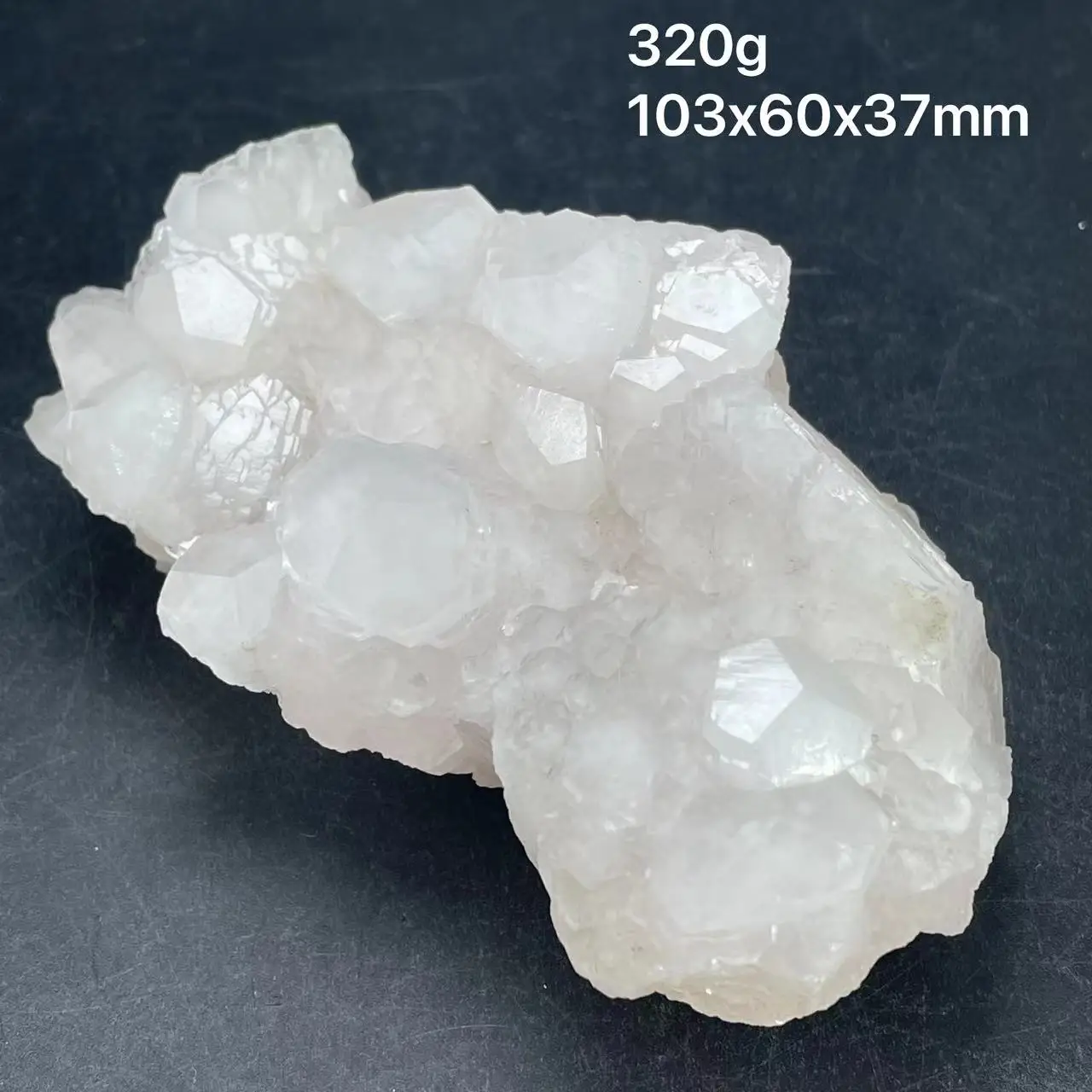 

new! 100% natural powder calcite stepped Mercedes Benz shaped UV pink healing crystal from Hunan