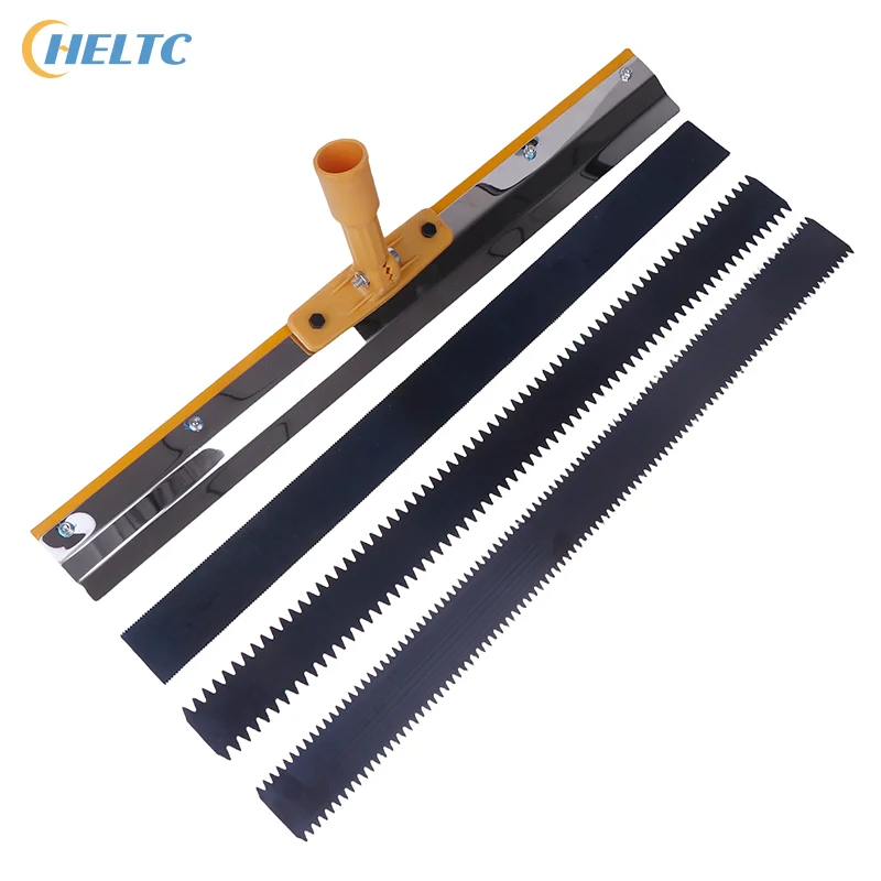 1PCS Standing Push Knife  Self-Leveling Scraper Ring Epoxy Floor Base Plate Scraper Tool Tooth Height 2mm/5mm/8mm Tooth Strip