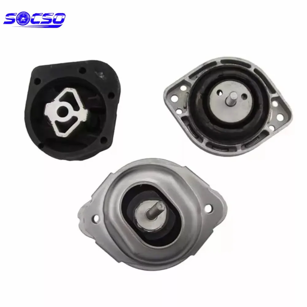 

3PCS Engine Motor Transmission Mount for BMW F20 F21 X3 E83 M54 2.5L 3.0L 2006-2010 22113421295 22113421296 22313422956
