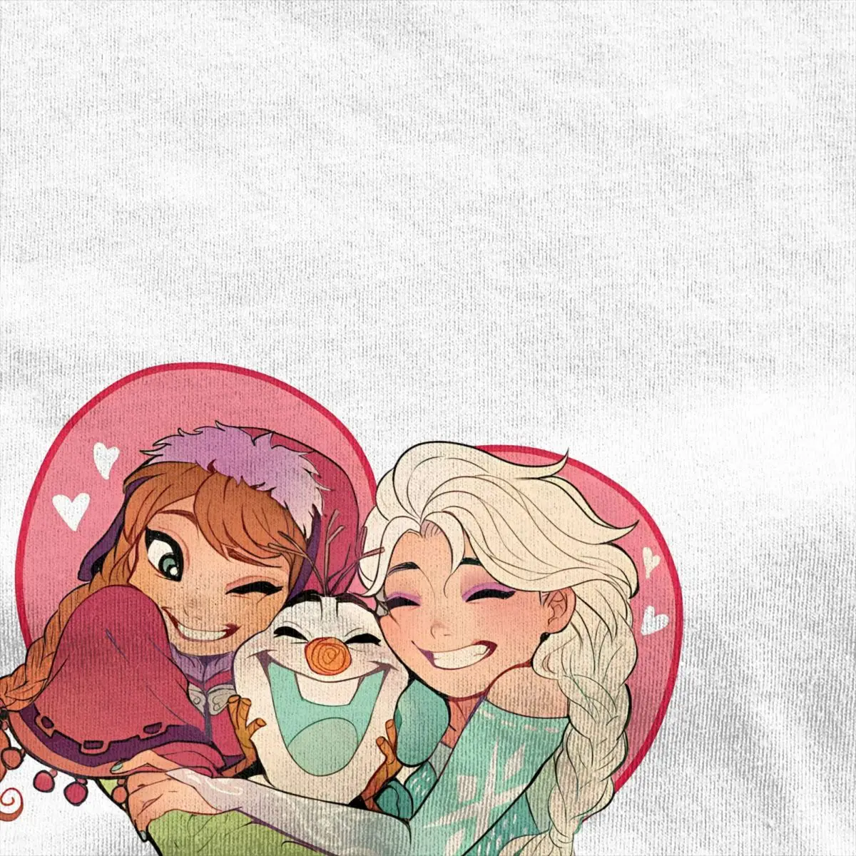 Men's Frozen Elsa Cartoon T Shirts Cotton Tops Summer Funny Short-Sleeve T Shirt O Neck Leisure Loose Tee Shirt Plus Size