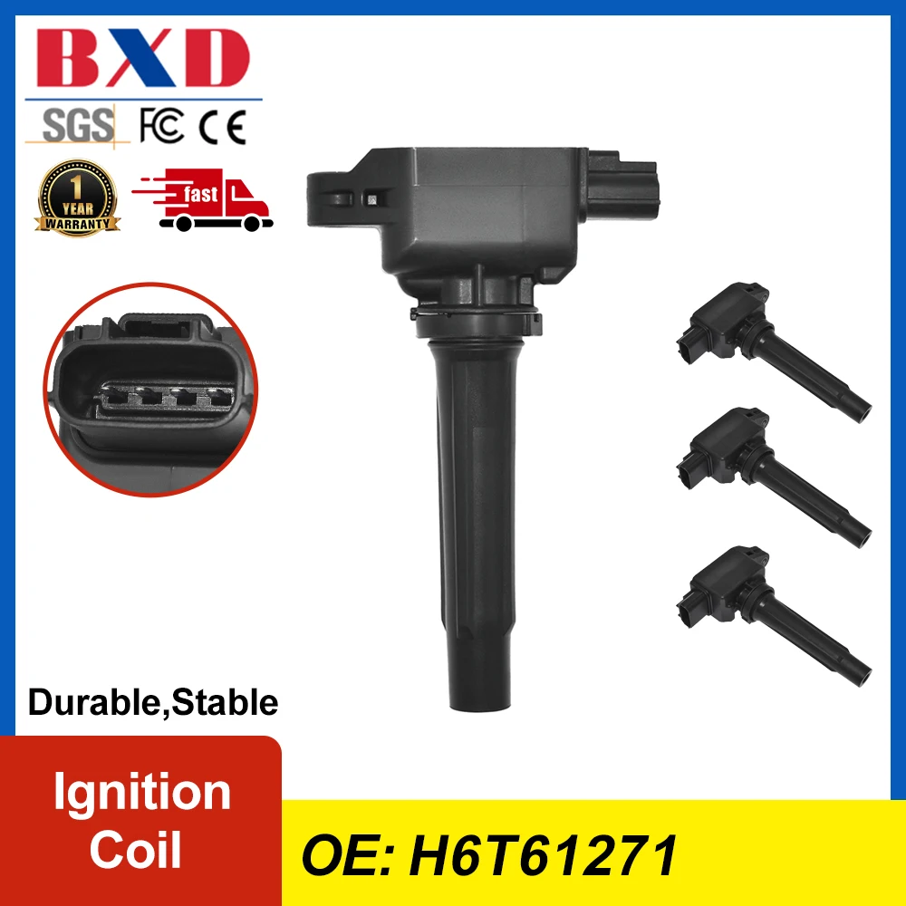 

1/4PCS Ignition Coil H6T61271 For Mazda 3 2012-2018, CX-3 CX-9 2016-2018, CX-5 2013-2018, MX-5 2016-2019, 6 2014-2017 Auto Parts