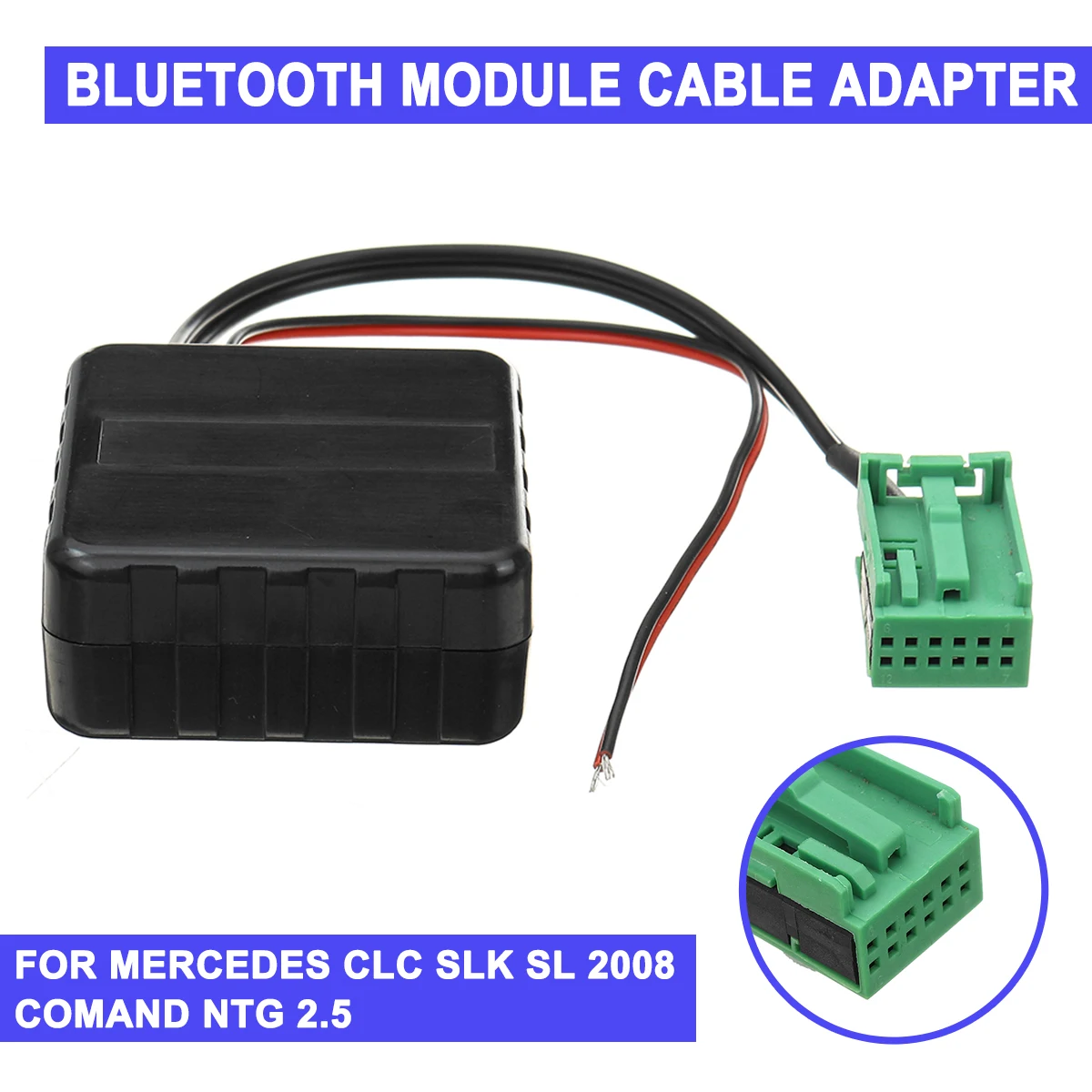 Car bluetooth Module Aux Receiver Cable Adapter Radio Media Interface For  Mercedes CLC SLK SL 2008 Comand NTG KROAK