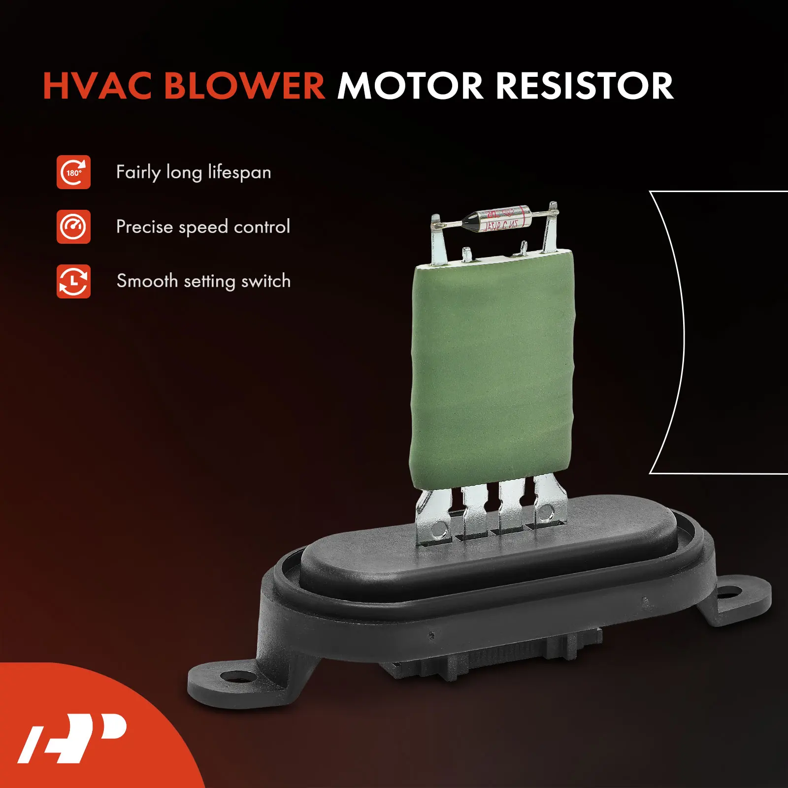 A-Premium Front Side HVAC Blower Motor Resistor for Volkswagen Touareg 2007-2009