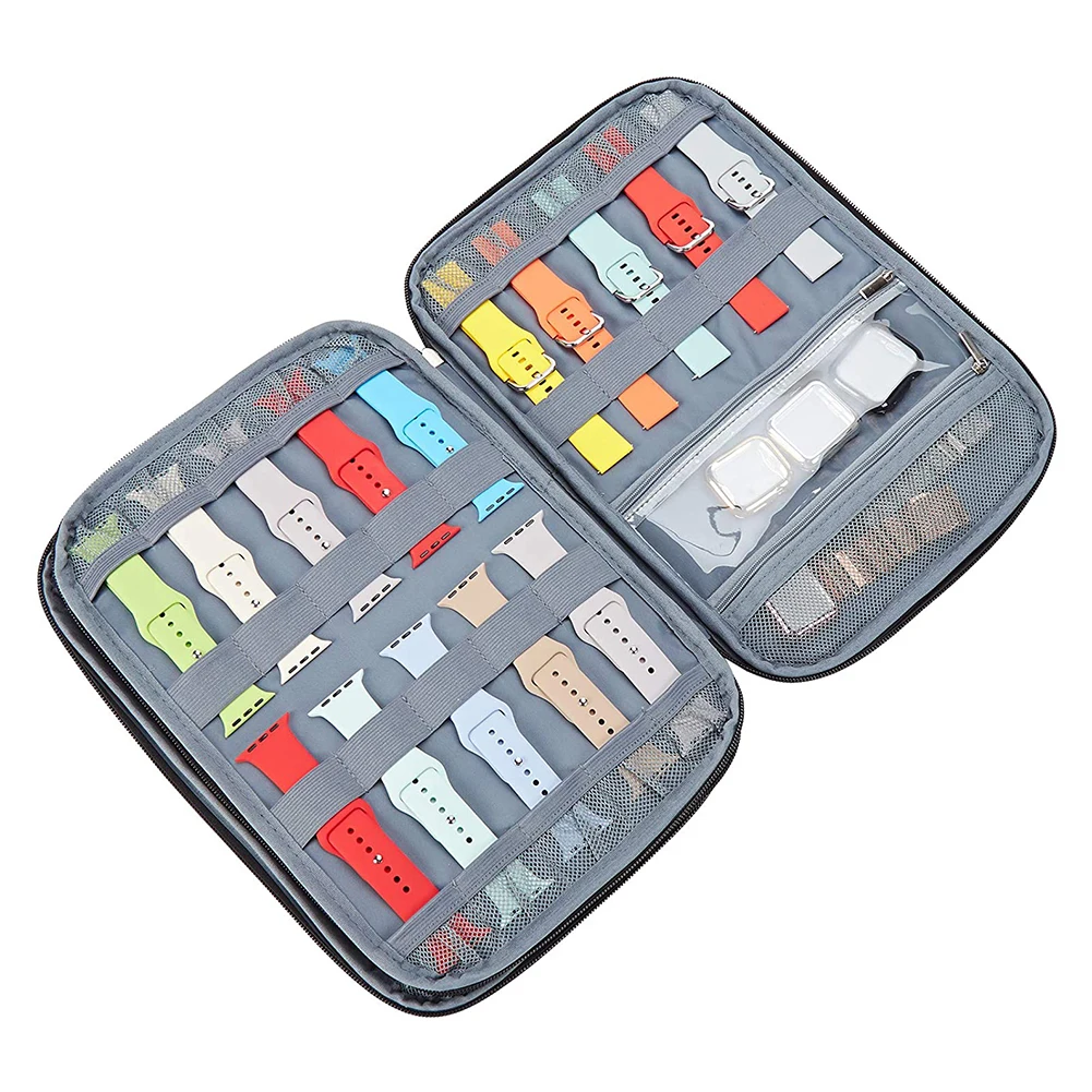 Коробка для хранения ремешка для часов Apple Watch, дорожная сумка для ремешков, сумка для хранения ремешков для умных часов, женская коробка для хранения