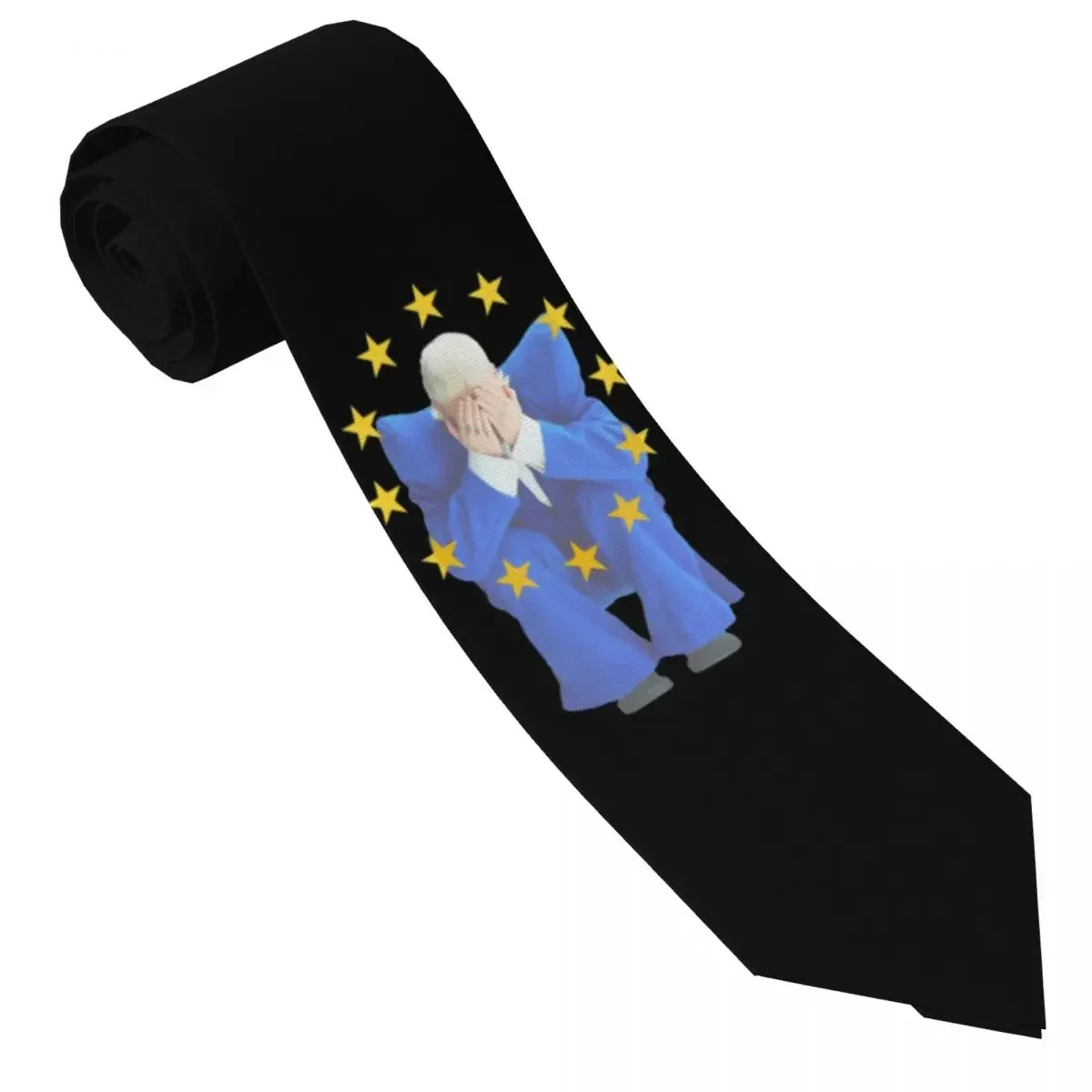 Joost Klein Eurovisions Song Contest 2024 The Netherlands Merch Tie Business Neck Ties Men Casual Necktie Accessories Collar Tie