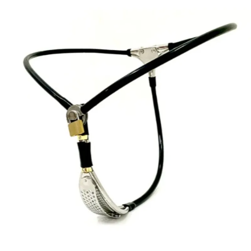 Chastity Pants Invisible Stainless Steel Belt with Lock Cage BDSM Urethral Tube Strapon Underwear Erotic Sexy Toys for Woman18+ 5