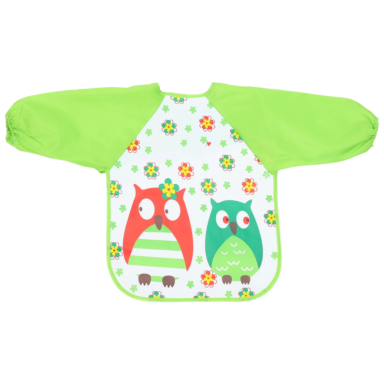 

Waterproof Children's Clothing Apron Smock for Pink Eating Bibs Boy with Sleeves Toddler Overalls
