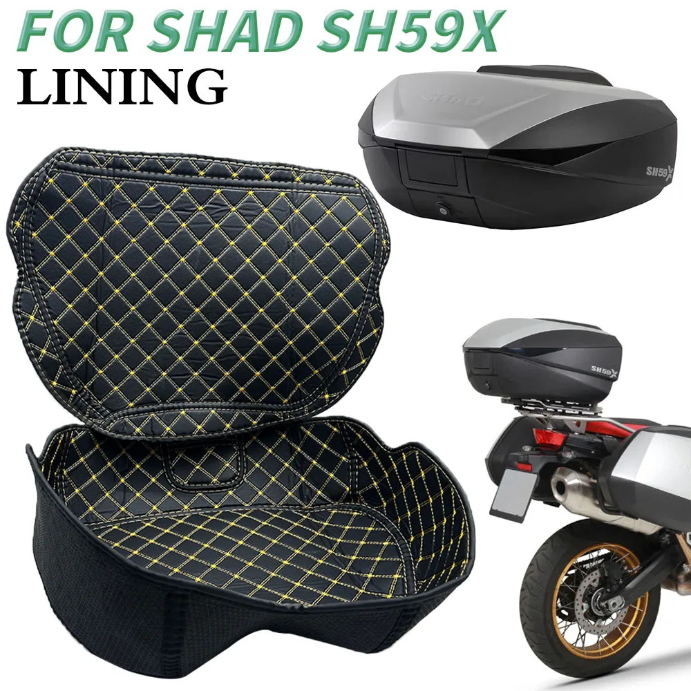 

For SHAD SH59X SH 59X SH59 X Motorcycle Rear Trunk Case Liner Luggage Box Inner Rear Tail Seat Case Bag Lining Pad Accessories