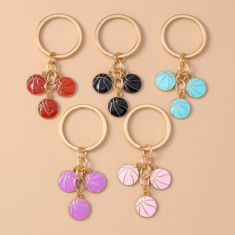 

Cute Sports Basketball Keychain for Car Key Souvenir Gifts for Women Men Handbag Pendant Keyrings DIY Jewelry Accessories