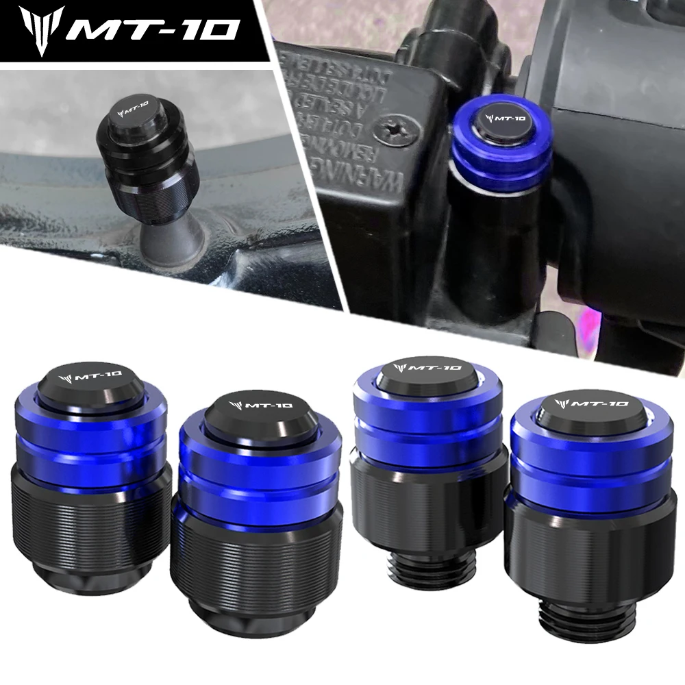 

FOR YAMAHA MT10 mt-10 mt 10 2016-2023 2022 2021 2020 Motorcycle Rearview Mirror Plug Hole Screw Cap & Tire Valve Stem Caps Cover