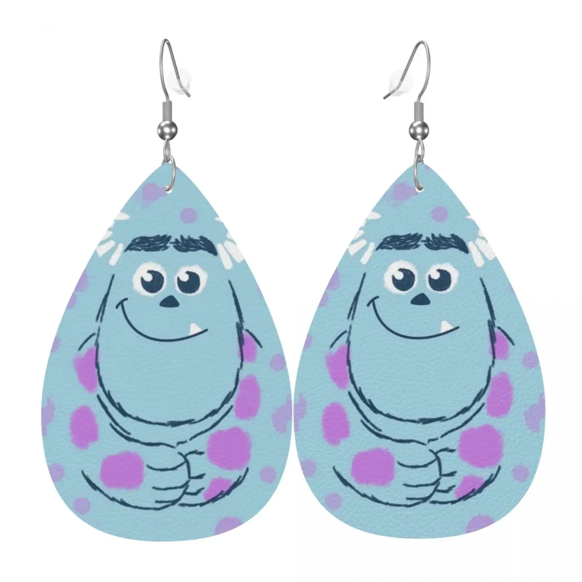 

Кожаные серьги-подвески «Университет монстров» для женщин, ювелирные аксессуары