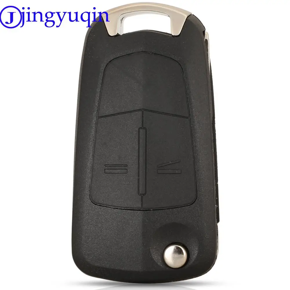 Jingyuqin remoto flip chave escudo caso do carro fob para chevrolet captiva 2006 2012 para opel antara 2007 2011 lâmina chave dwo5