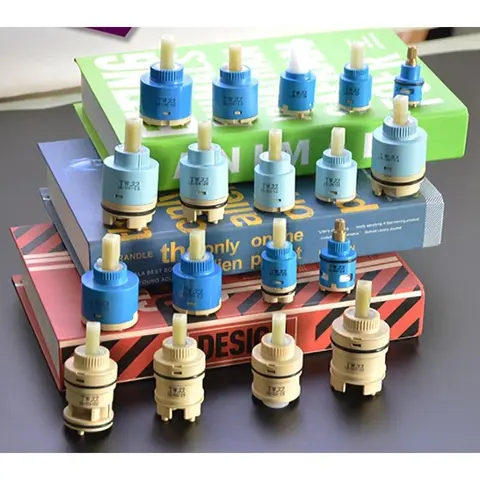 Ceramic Cartridge Faucet 1Pcs 25mm 35mm 40mm Ceramic Faucet Cartridge Replacement Valve for Kitchen Basin Mixer Tap Repair Part Single Lever