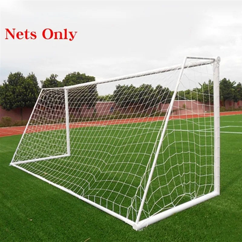 Football Net For Soccer Goal Post Junior Sports Training 3m x 2m 1.2m x 1.8m Football Net Foldable Portable Soccer Net Kids