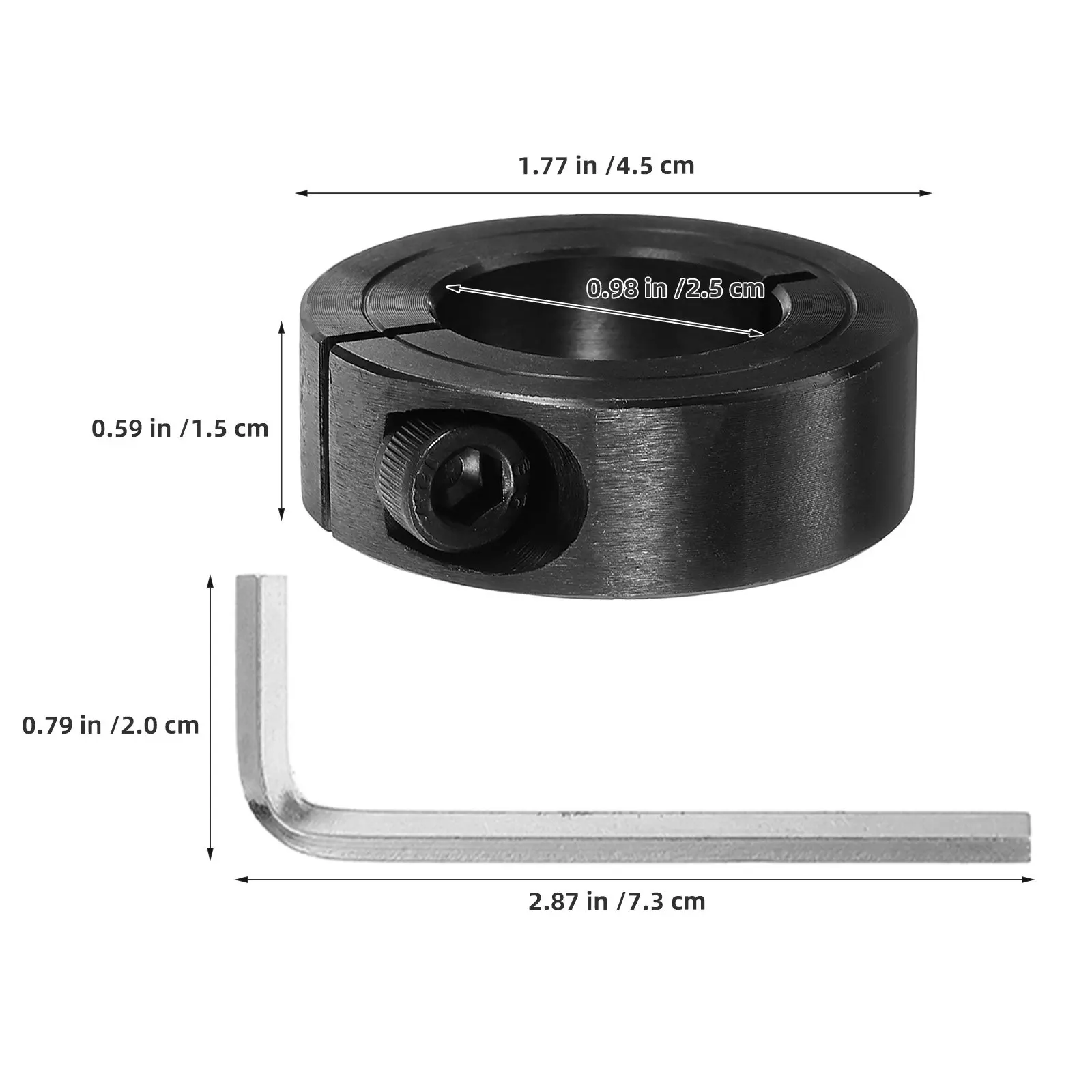 1Set Office Chair Piston Clip Stainless Steel Gas Lift Cylinder Clamp Adjustable Heavy Duty Pipe Clamp Chair Repair Parts Saver