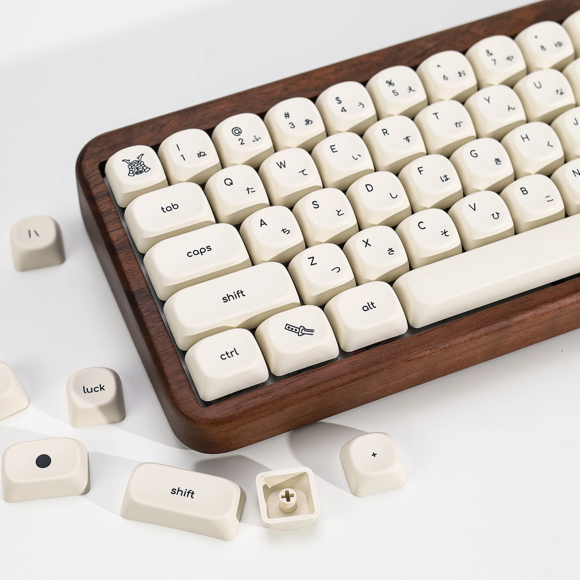 KBDiy 137 Keys GMK Honor Keycaps Set Retro PBT ISO KOA Profile Japanese Keycap For 60 Game Mechanical Keyboard Key Caps 60% 75