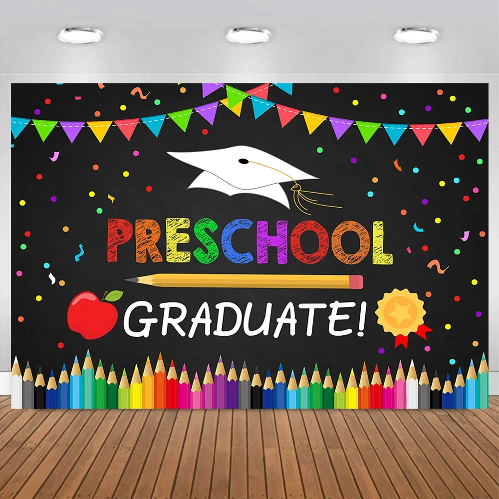 

Mocsicka paerschool Graduation photography backgrop Children's Baby Graduation Ceremony Decoration Photo Background