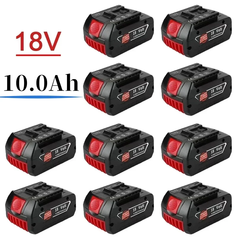 

Free Shipping For Bosch 18V Battery 10.0Ah Electric Drill 18V 10000mAh Rechargeable Li-ion Battery BAT609 BAT609G BAT618 BAT618