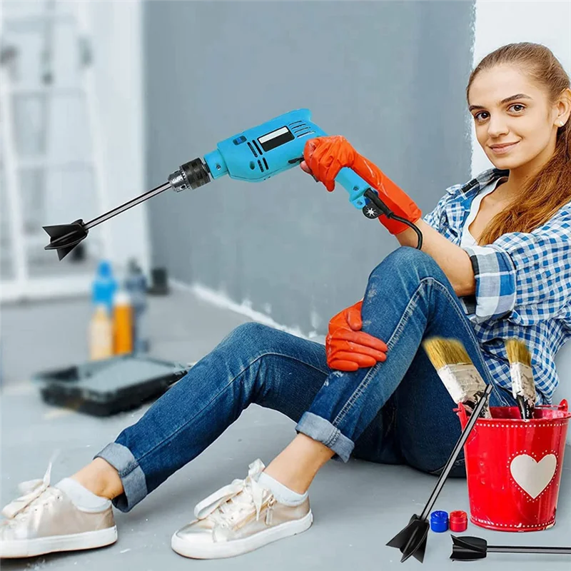 ABBK-16 個樹脂ミキサーエポキシ強力な混合用再利用可能な多目的エポキシドリル用エポキシとペイントミキサードリル