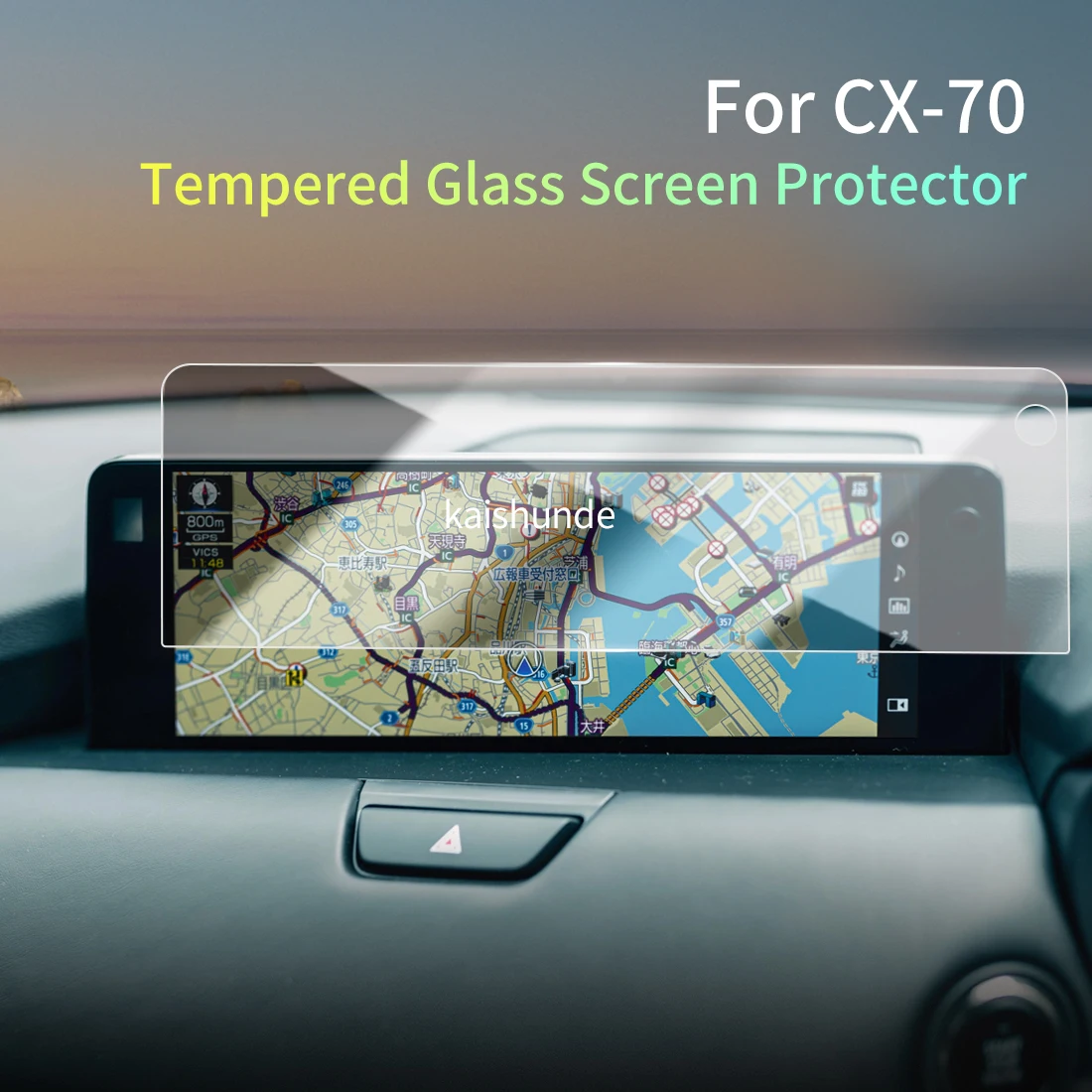 

Car Stickers Meters Protector For24 MAZDA CX-70 Tempered Glass Protective Film Display Navigation Vehicle