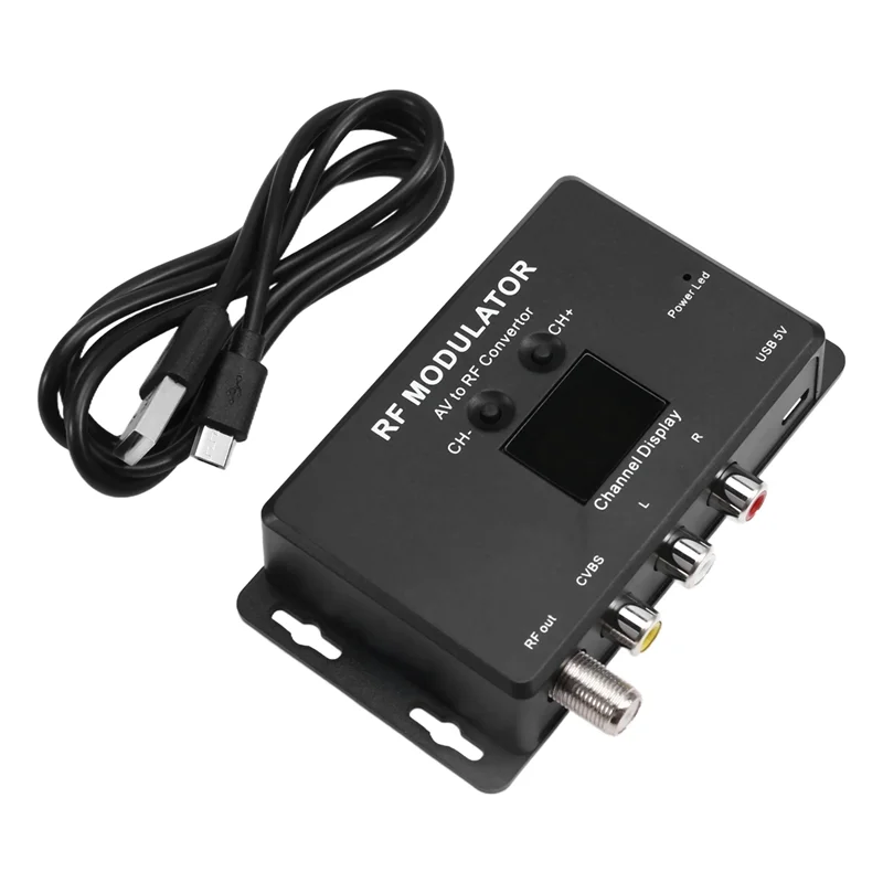 

B04B-M60 RF Modulator AV To RF Converter UHF Modulator RF Signal Converter
