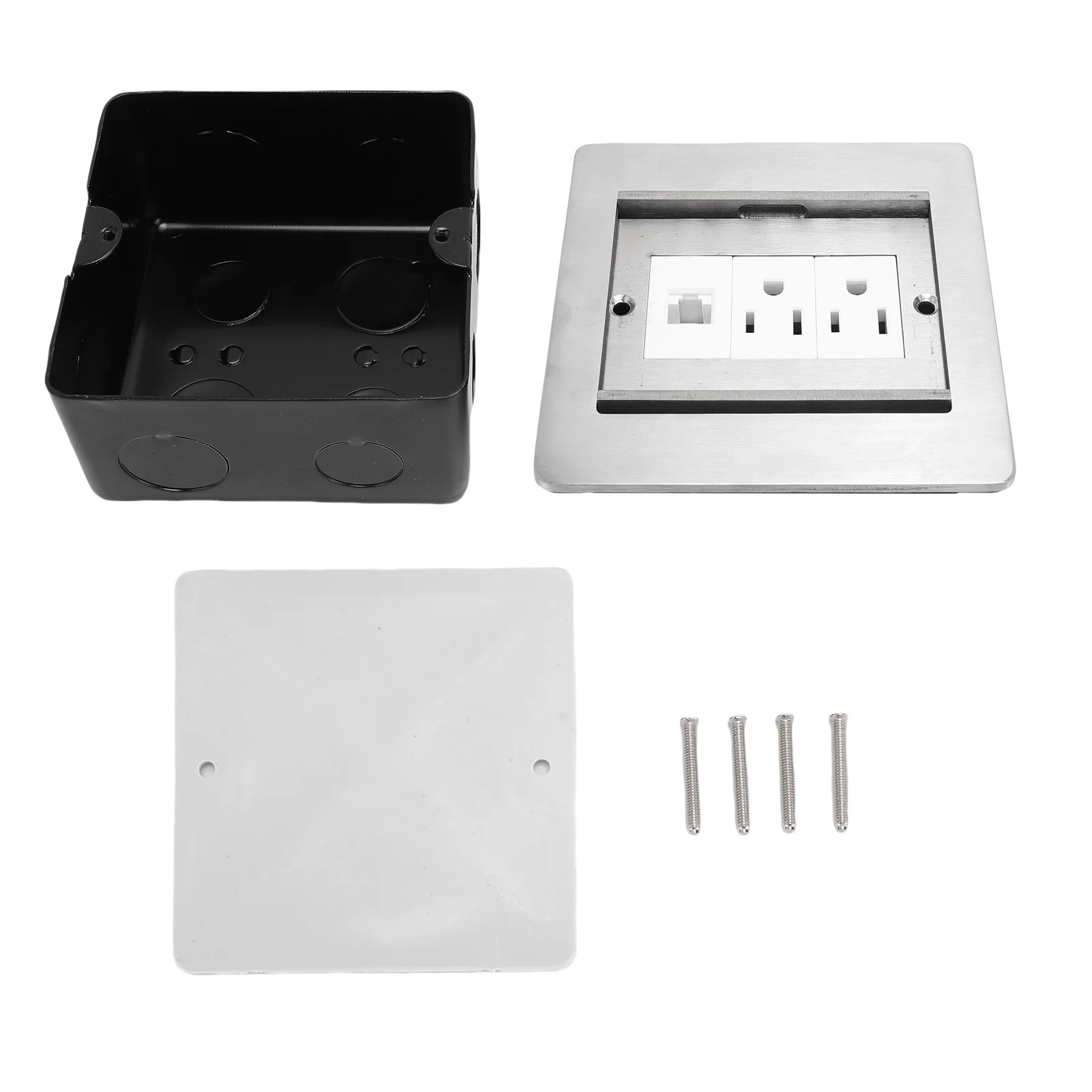 

Встраиваемая напольная розетка 2 х 3-контактный раздвижной порт LAN Встроенная напольная розетка для кухни Гостиная Напольная розетка