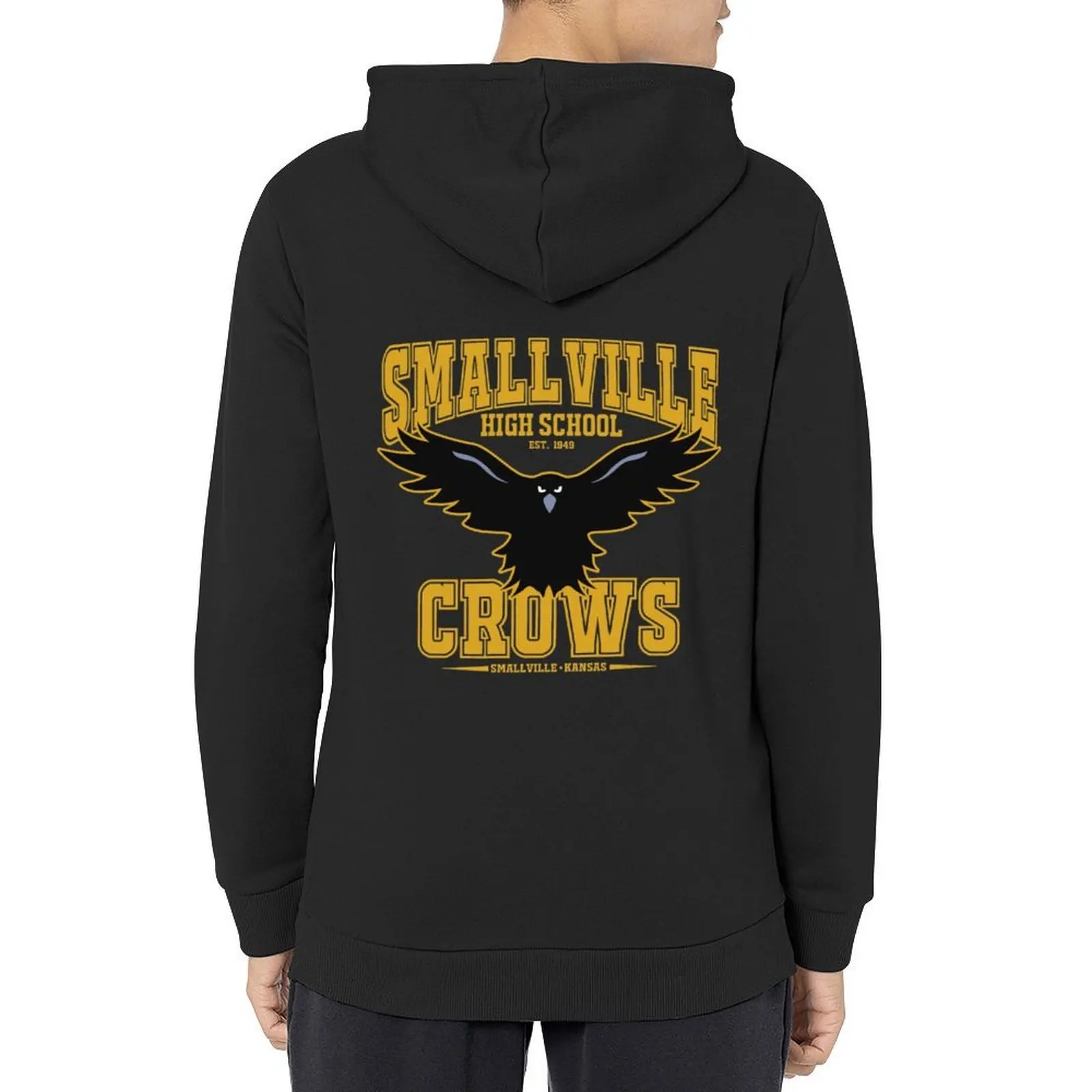 SMALLVILLE هوديي الخريف منتجات جديدة الملابس الجمالية معطف رجالي ملابس رجالية جرافيك هوديي