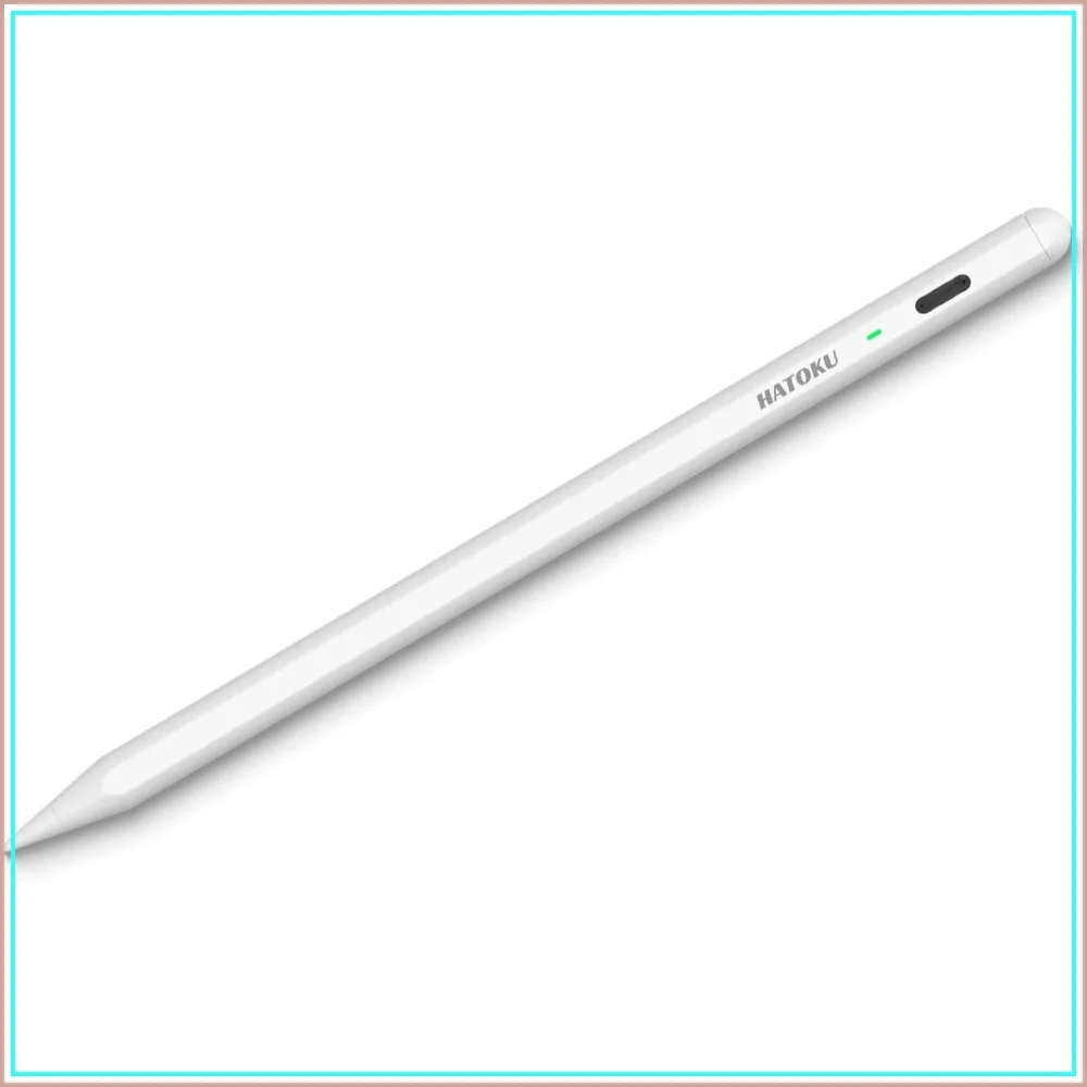 

15 Min Fast Charge Stylus Pen with Palm Rejection, Tilt Sensitivity, Magnetic Active Pen for iPad 6th-11th Gen, Air M2/M3, Pro 11/12.9/13, Mini 5/6