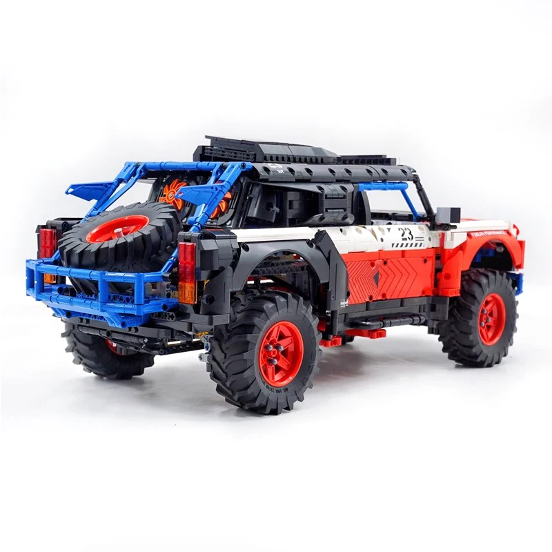 مكتب Orn PANLOS 673101 MOC تحصيل التقنية على الطرق الوعرة نموذج مركبة اللبنات الطوب لغز لتقوم بها بنفسك لعبة هدية الكريسماس طفل #5