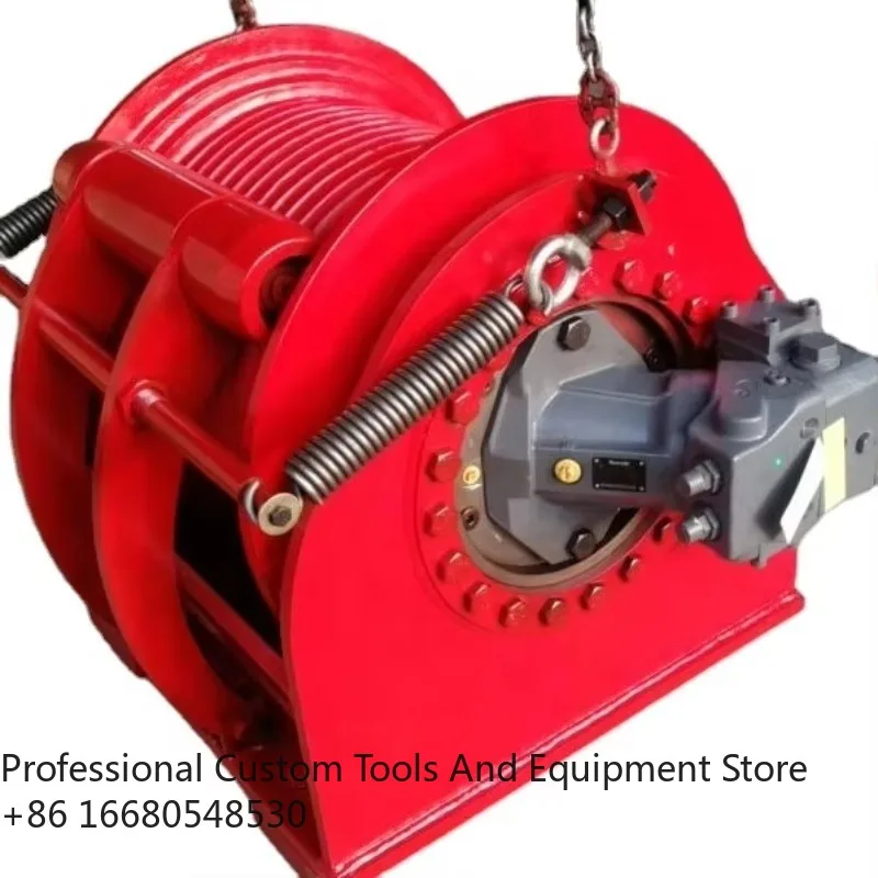 HMTop Quality Hydraulic Winch Frame  for Borehole Piling Machine 220/280 Boom Drilling Rig