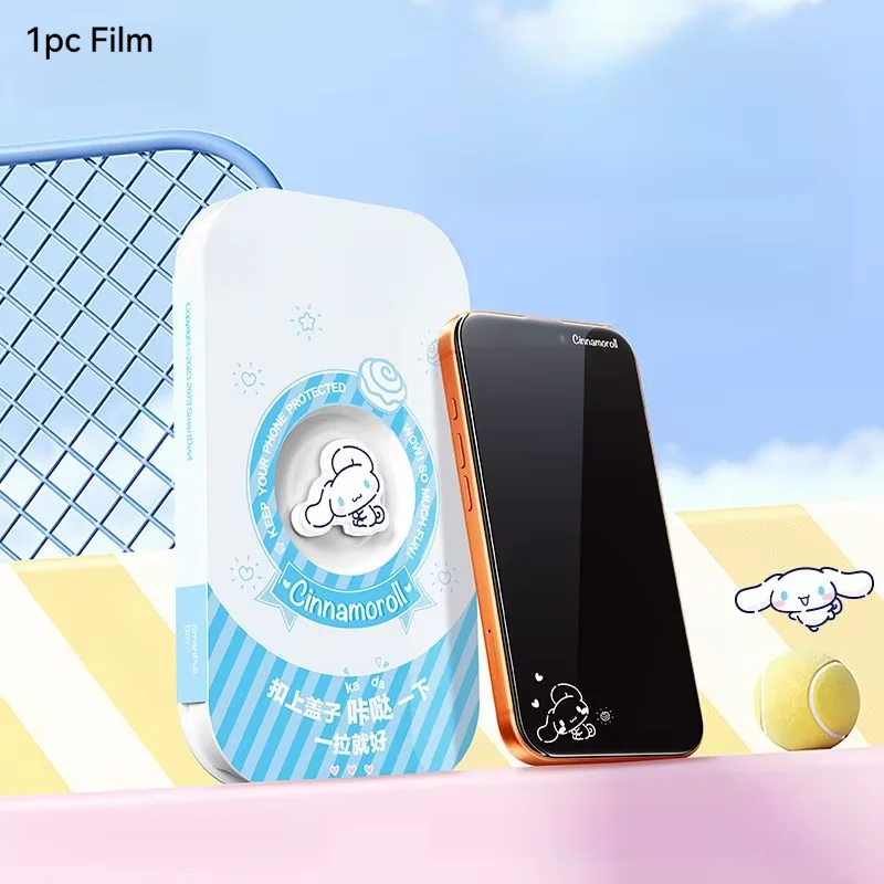 Cartoon Onzichtbare Schermbeschermer voor iPhone 17 Pro Max Air 17e 16 15 14 13 Gehard Glas Anti-Val Eenvoudige Installatie Folie