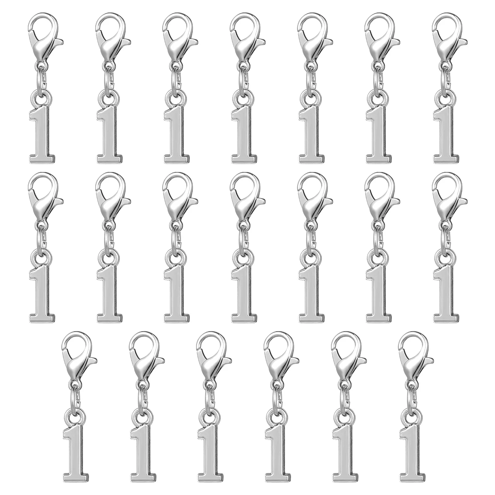 

20 Pcs Buckle Earrings Alloy Pendant Charm DIY Jewelry Diy Pendant Charms Making Vintage Bracelets Necklace Accessories