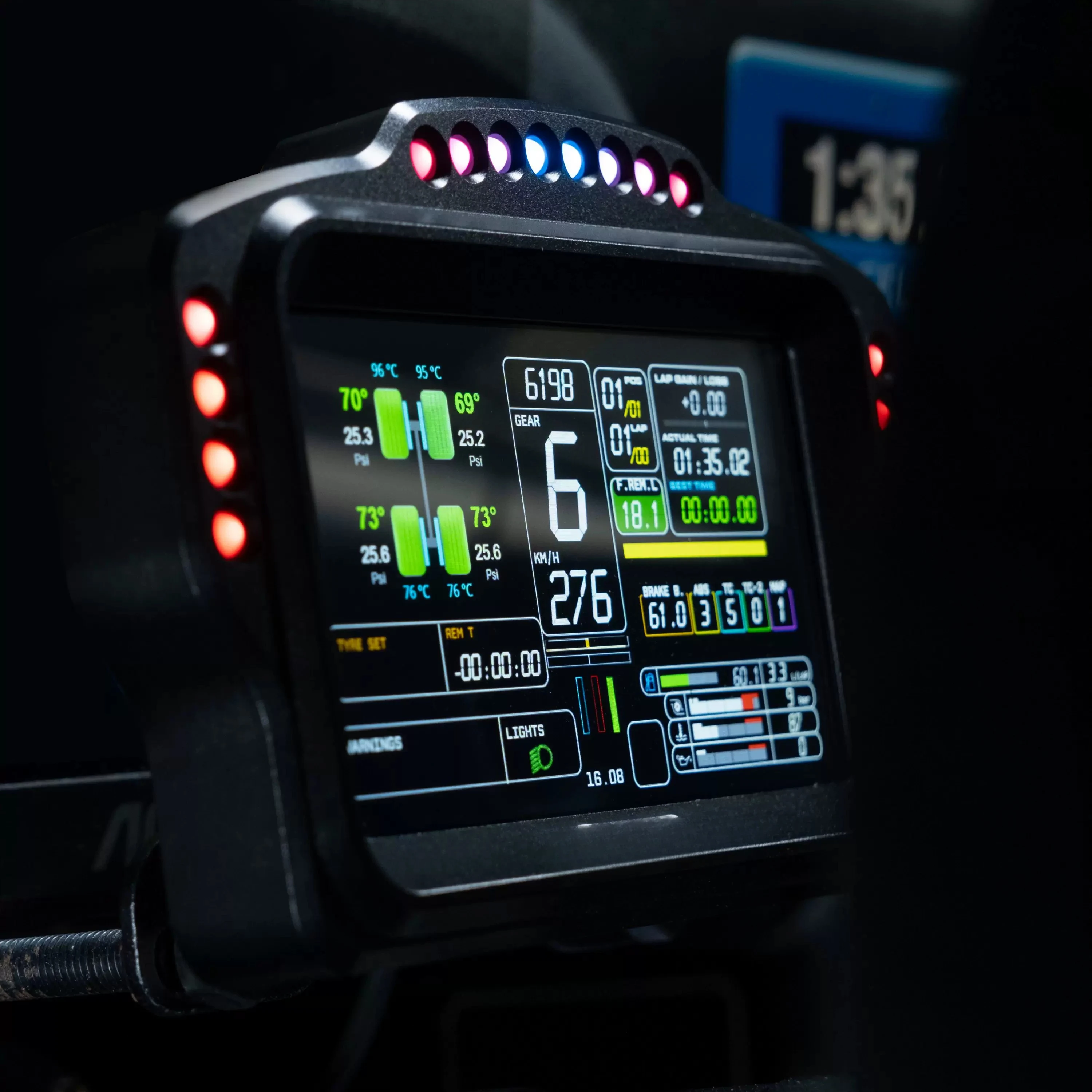 DV480 Pro V5 SimRacing Dashboard-DDU-Display Sim Racing Dash with 5