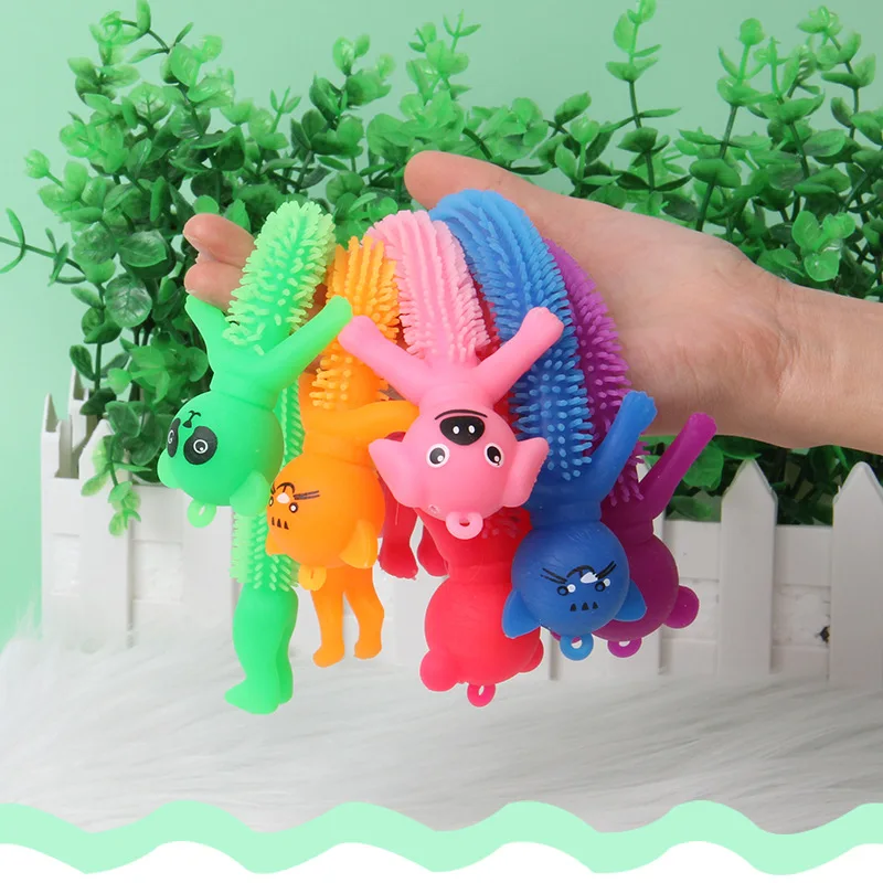 

1PCS Decompression Toy Sqishy Toy Worm Noodle Stretch String TPR Rope Anti Stress Toys String Fidget Autism Vent Toys