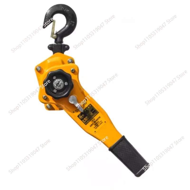 0.75T/1T Pulling Wrench Hoist Manganese Steel Hook Hand Chain Hoist Portable Lever Block Inverted Chain Hoist Tightener