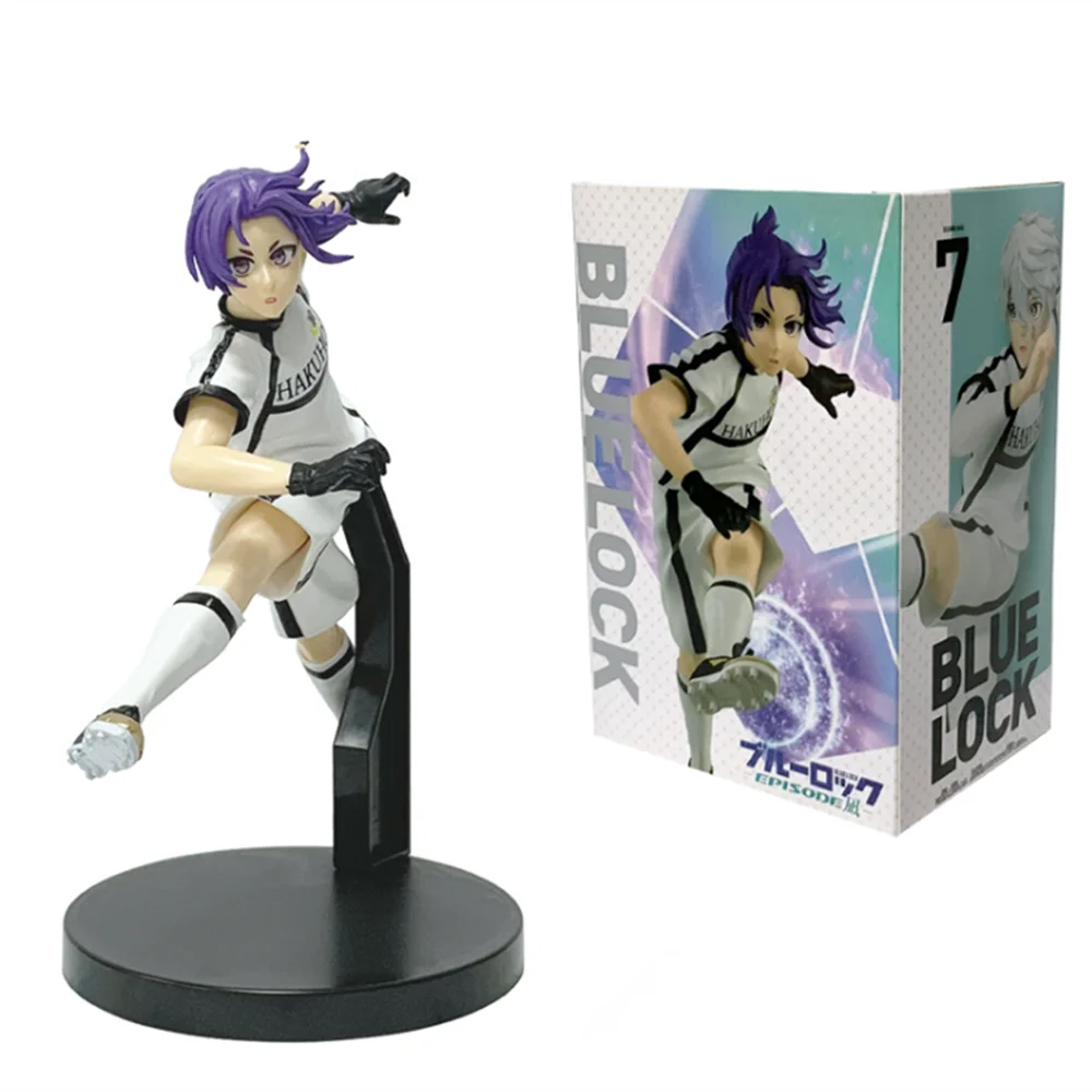 

17 см аниме Blue Lock Episode Nagi Nagi Seishirou фигурка Blue Lock Mikage Reo модель игрушки в подарок фигурку ПВХ сбор