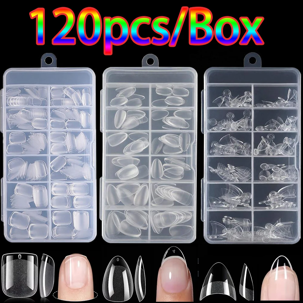 120Pcs/Box Half-Mat… - image