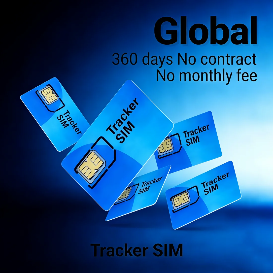 Global Universal M2M SIM Card Contract Free 360MB/360 Days 170 Countries Regions For TK905 ST-901L C09 Etc