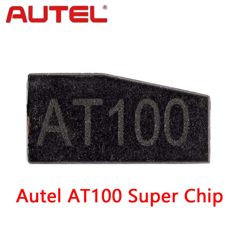 1PCS Autel AT100 Universal Super Transponder Chip For XP200 XP400 XP400PRO Car Key Ceramic Chip For Auto Key Programming Tools